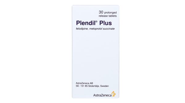 Plendil Plus trị tăng huyết áp chai 30 viên