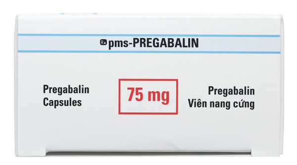 Pms-Pregabalin 75mg trị động kinh, đau dây thần kinh (4 vỉ x 15 viên)