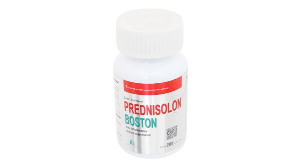 Prednisolon Boston 5mg trị các rối loạn viêm và dị ứng lọ 200 viên