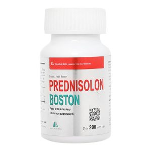 Prednisolon Boston 5mg trị các rối loạn viêm và dị ứng lọ 200 viên