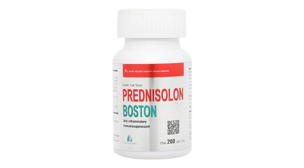 Prednisolon Boston 5mg trị các rối loạn viêm và dị ứng lọ 200 viên