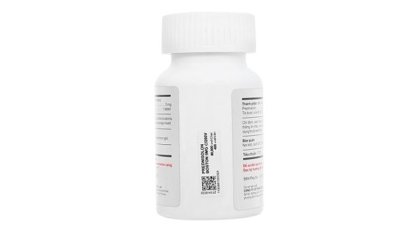 Prednisolon Boston 5mg trị các rối loạn viêm và dị ứng lọ 200 viên