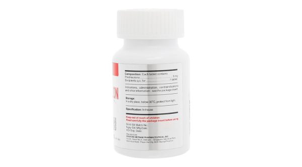 Prednisolon Boston 5mg trị các rối loạn viêm và dị ứng lọ 200 viên