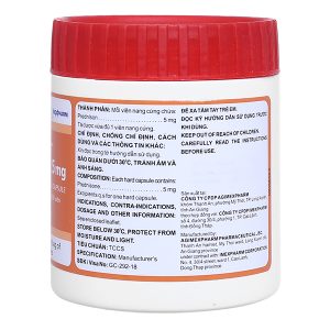 Prednison Imexpharm 5mg thuốc kháng viêm chai 200 viên