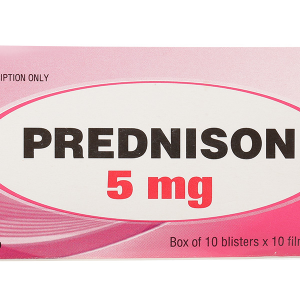 Prednison Domesco 5mg chống viêm, ức chế miễn dịch (10 vỉ x 10 viên)