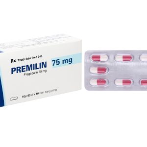 Premilin 75mg trị động kinh, đau dây thần kinh (3 vỉ x 10 viên)