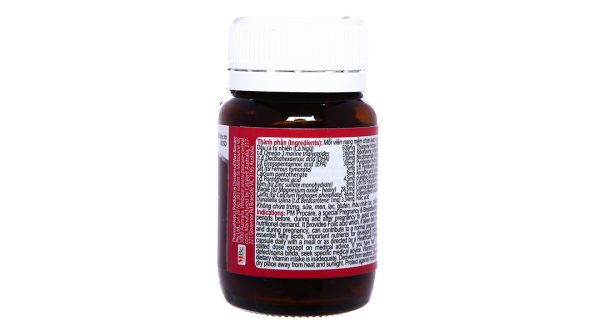 PM Procare bổ sung vitamin, khoáng chất cho phụ nữ mang thai lọ 30 viên