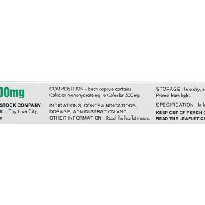 Pyfaclor 500mg trị nhiễm khuẩn (1 vỉ x 12 viên)