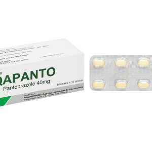 Qapanto 40mg trị loét dạ dày, tá tràng (6 vỉ x 10 viên)