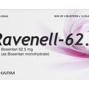 Ravenell-62.5 điều trị tăng áp lực động mạch phổi tiên phát (4 vỉ x 14 viên)