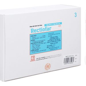 Dung dịch bơm trực tràng Rectiofar trị táo bón (50 ống x 3ml)