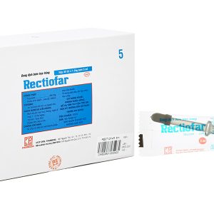 Dung dịch bơm trực tràng Rectiofar trị táo bón (40 ống x 5ml)
