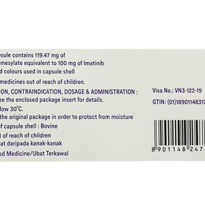 Redivec 100mg điều trị bệnh bạch cầu tủy mạn (6 vỉ x 10 viên)