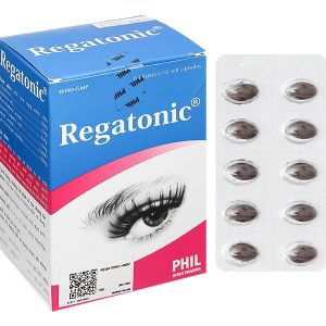 Regatonic hỗ trợ điều trị một số bệnh lý về mắt, cải thiện thị lực (6 vỉ x 10 viên)