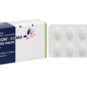 Remeron 30mg trị các đợt trầm cảm nặng (3 vỉ x 10 viên)