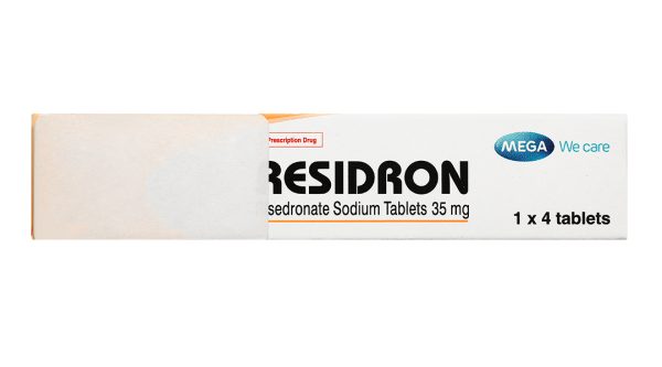 Residron 35mg điều trị và ngăn ngừa loãng xương (1 vỉ x 4 viên)