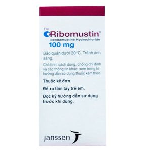Bột pha tiêm Ribomustin 100mg điều trị bệnh bạch cầu lympho mạn lọ 100mg