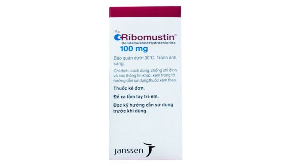 Bột pha tiêm Ribomustin 100mg điều trị bệnh bạch cầu lympho mạn lọ 100mg