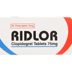 Ridlor 75mg thuốc trị rối loạn nghẽn mạch máu (3 vỉ x 10 viên)
