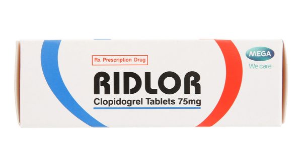 Ridlor 75mg thuốc trị rối loạn nghẽn mạch máu (3 vỉ x 10 viên)