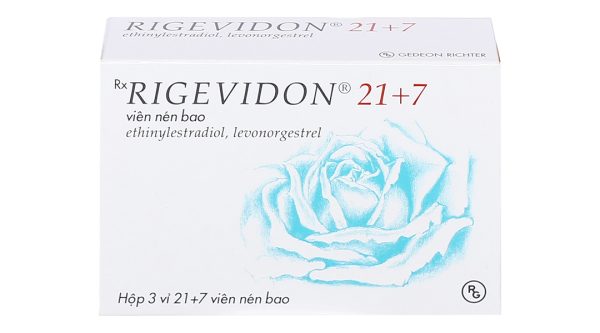 Rigevidon 21+7 thuốc tránh thai hằng ngày (3 vỉ x 28 viên)