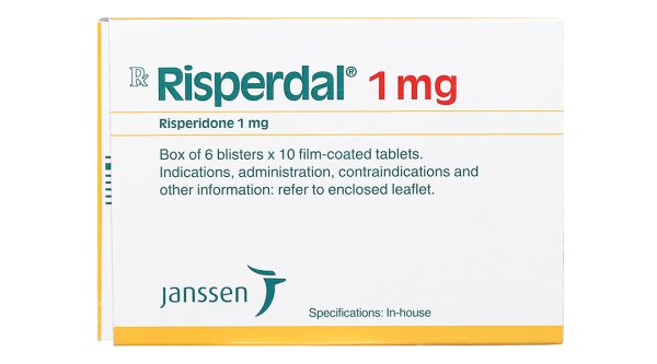 Risperdal 1mg trị tâm thần phân liệt (6 vỉ x 10 viên)