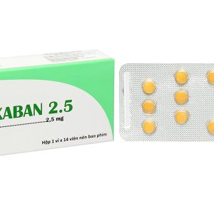Ritaxaban 2.5 dự phòng biến cố xơ vữa động mạch (1 vỉ x 14 viên)