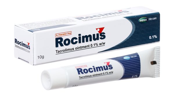 Thuốc mỡ bôi da Rocimus 0.1% trị chàm thể tạng tuýp 10g