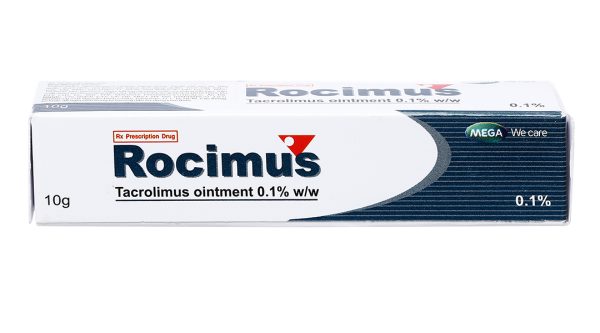 Thuốc mỡ bôi da Rocimus 0.1% trị chàm thể tạng tuýp 10g