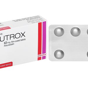 Rosutrox 10mg trị tăng cholesterol trong máu (4 vỉ x 7 viên)