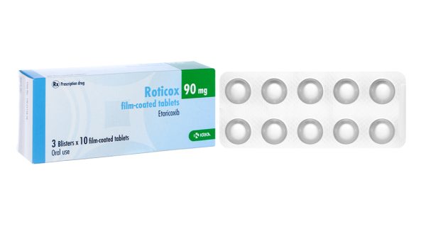 Roticox 90mg giảm đau, kháng viêm xương khớp (3 vỉ x 10 viên)