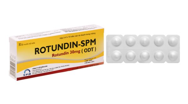 Rotundin-SPM 30mg giúp giảm lo âu, căng thẳng (3 vỉ x 10 viên)