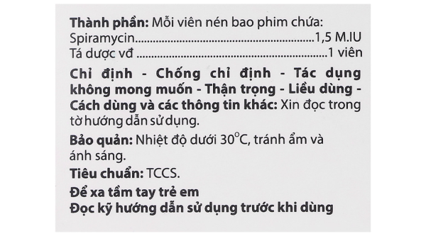 Rovagi 1,5 trị nhiễm khuẩn (2 vỉ x 10 viên)