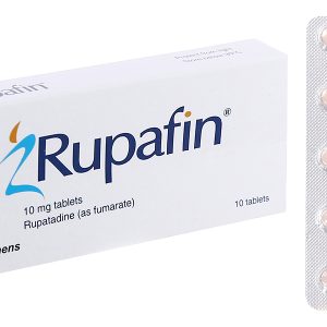Rupafin 10mg trị viêm mũi dị ứng, mề đay (1 vỉ x 10 viên)