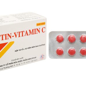 Rutin-Vitamin C trị trĩ, suy giãn tĩnh mạch (10 vỉ x 10 viên)