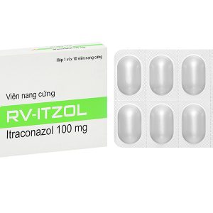 RV-Itzol 100mg trị và phòng ngừa nhiễm nấm (1 vỉ x 10 viên)