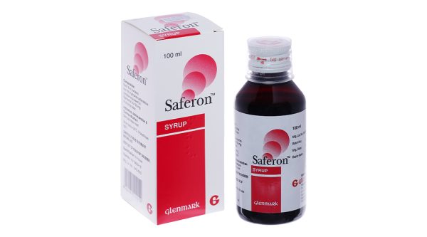 Siro Saferon 50mg/5ml trị thiếu máu, thiếu sắt chai 100ml