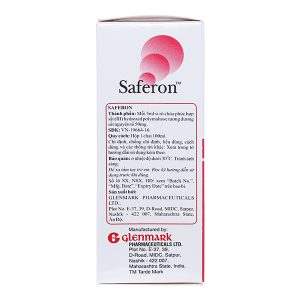 Siro Saferon 50mg/5ml trị thiếu máu, thiếu sắt chai 100ml