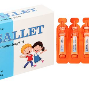 Dung dịch uống Sallet 2mg/5ml trị hen suyễn, viêm phế quản (10 ống x 5ml)