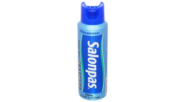 Xịt giảm đau Salonpas Jet Spray giảm đau, kháng viêm cơ khớp chai 118ml