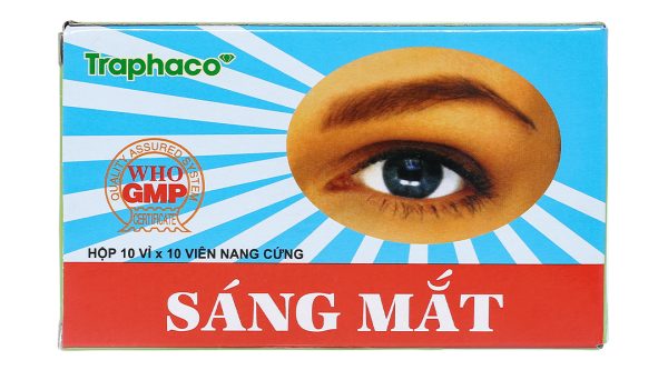 Sáng mắt Traphaco trị các bệnh về mắt, suy giảm thị lực (10 vỉ x 10 viên)