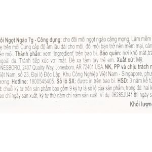 Sáp dưỡng môi Vaseline Lip Therapy mềm mại, căng mọng hũ 7g