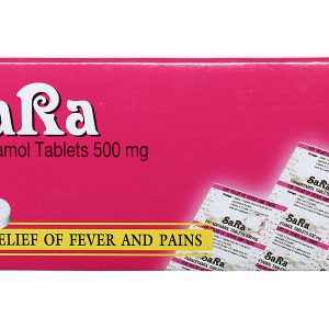 Sara 500mg trị các chứng đau và sốt từ nhẹ đến vừa (20 vỉ x 10 viên)