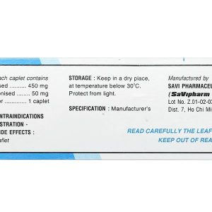 Savi Dimin điều trị triệu chứng suy tĩnh mạch - mạch bạch huyết, trĩ cấp (4 vỉ x 15 viên)