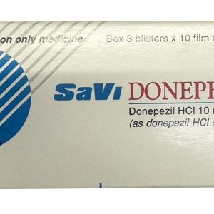 SaVi Donepezil 10 điều trị triệu chứng sa sút trí tuệ (3 vỉ x 10 viên)