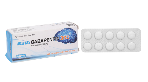 Savi Gabapentin 300 hỗ trợ trị động kinh cục bộ (3 vỉ x 10 viên)