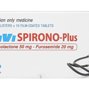Savispirono - Plus trị phù, tăng huyết áp (2 vỉ x 10 viên)