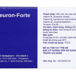 Scanneuron - Forte hỗ trợ trị các rối loạn hệ thần kinh (10 vỉ x 10 viên)