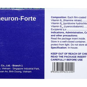 Scanneuron - Forte hỗ trợ trị các rối loạn hệ thần kinh (10 vỉ x 10 viên)
