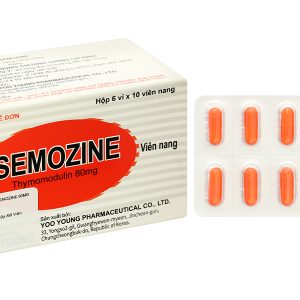 Semozine 80mg tăng cường miễn dịch, hỗ trợ trị nhiễm khuẩn hô hấp (6 vỉ x 10 viên)